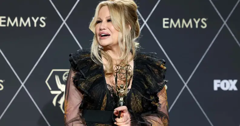 Jennifer-Coolidge "75th Emmy Awards 2023-2024: A Gala of Glitz, Gratitude, and Outstanding Television"